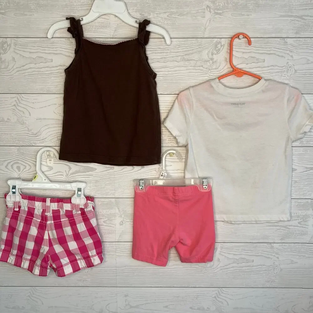 Girls’ bundle of Circo/Old Navy/Carter’s/Genuine Kids tops & shorts size 2T